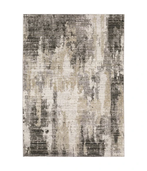 Oriental Weavers Area Rug Nebulous 4151N Grey 3' 3" X  5'