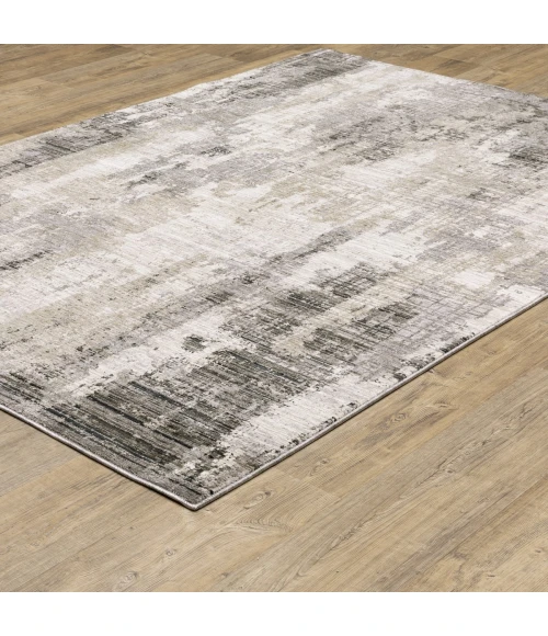 Oriental Weavers Area Rug Nebulous 4151N Grey 3' 3" X  5'