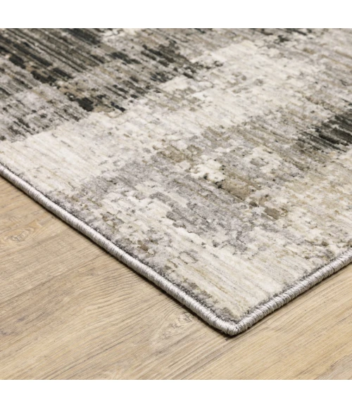 Oriental Weavers Area Rug Nebulous 4151N Grey 3' 3" X  5'