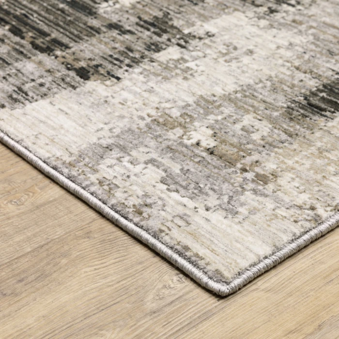 Oriental Weavers Area Rug Nebulous 4151N Grey 9'10" X 12'10"