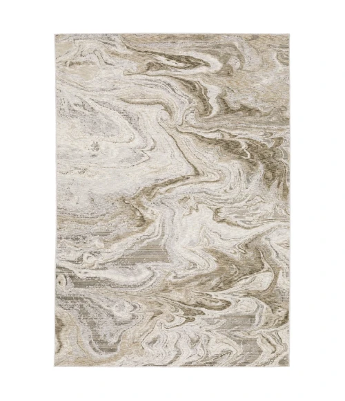 Oriental Weavers Area Rug Nebulous 530E9 Beige 6' 7" X  9' 6"