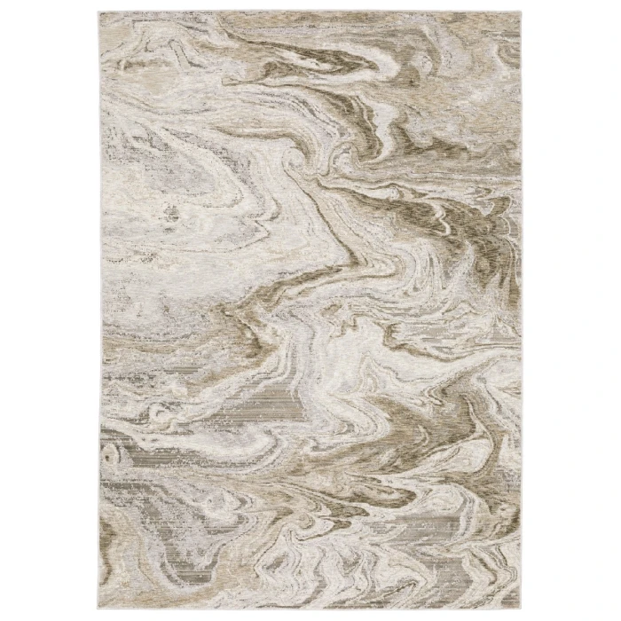Oriental Weavers Area Rug Nebulous 530E9 Beige 2' 3" X  7' 6" Runner