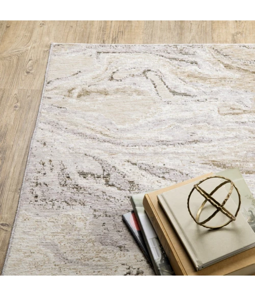 Oriental Weavers Area Rug Nebulous 530E9 Beige 6' 7" X  9' 6"