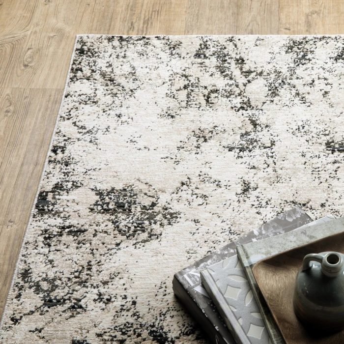 Oriental Weavers Area Rug Nebulous 561E9 Ivory 2' 3" X  7' 6" Runner