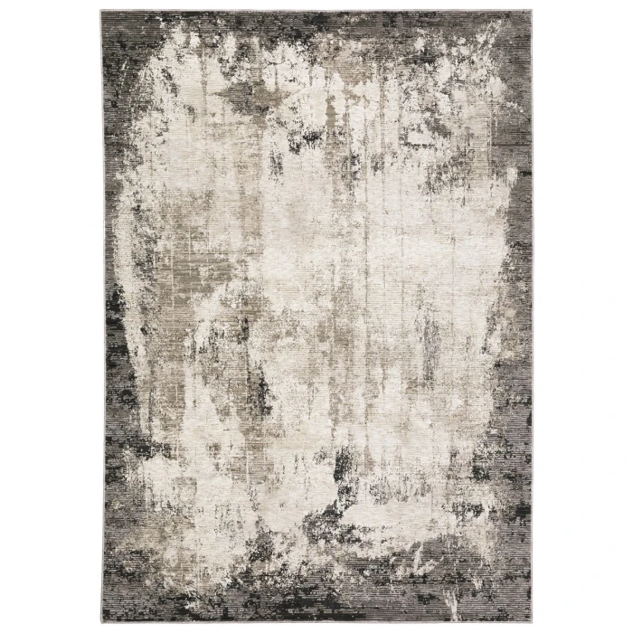 Oriental Weavers Area Rug Nebulous 7151E Grey 9'10" X 12'10"