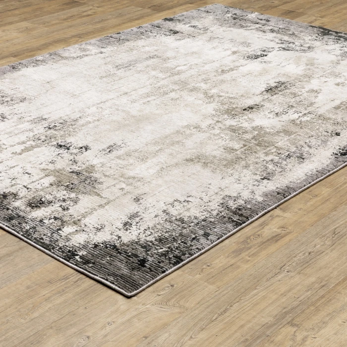 Oriental Weavers Area Rug Nebulous 7151E Grey 9'10" X 12'10"