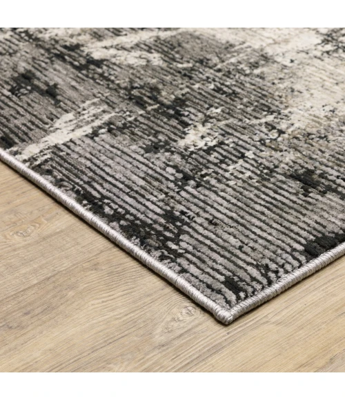 Oriental Weavers Area Rug Nebulous 7151E Grey 6' 7" X  9' 6"