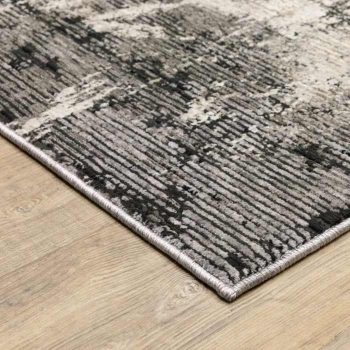Oriental Weavers Area Rug Nebulous 7151E Grey 9'10" X 12'10"