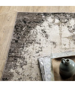 Oriental Weavers Nebulous 7151E Grey/ Ivory Area Rug 6 ft. 7 in. X 9 ft. 6 in. Rectangle