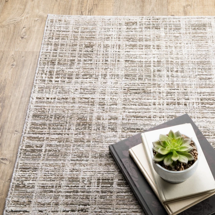 Oriental Weavers Area Rug Nebulous 071E9 Beige 7'10" X 10'10"