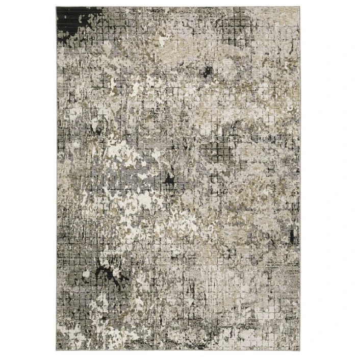 Oriental Weavers Area Rug Nebulous 091D9 Grey 9'10" X 12'10"