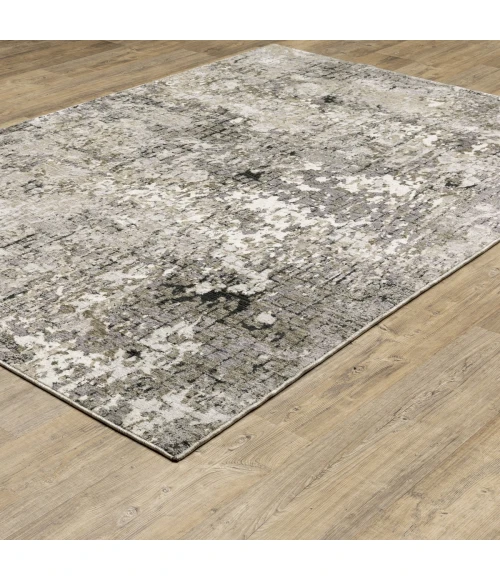 Oriental Weavers Area Rug Nebulous 091D9 Grey 3' 3" X  5'