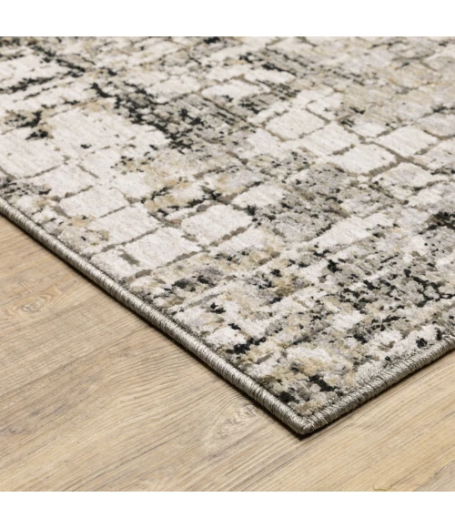 Oriental Weavers Area Rug Nebulous 091D9 Grey 3' 3" X  5'