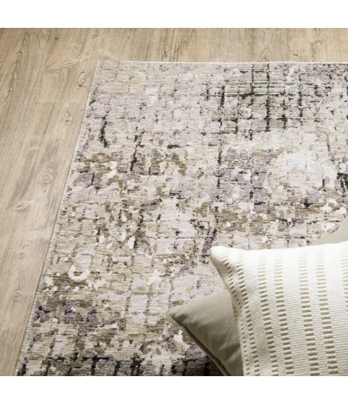 Oriental Weavers Area Rug Nebulous 091D9 Grey 3' 3" X  5'