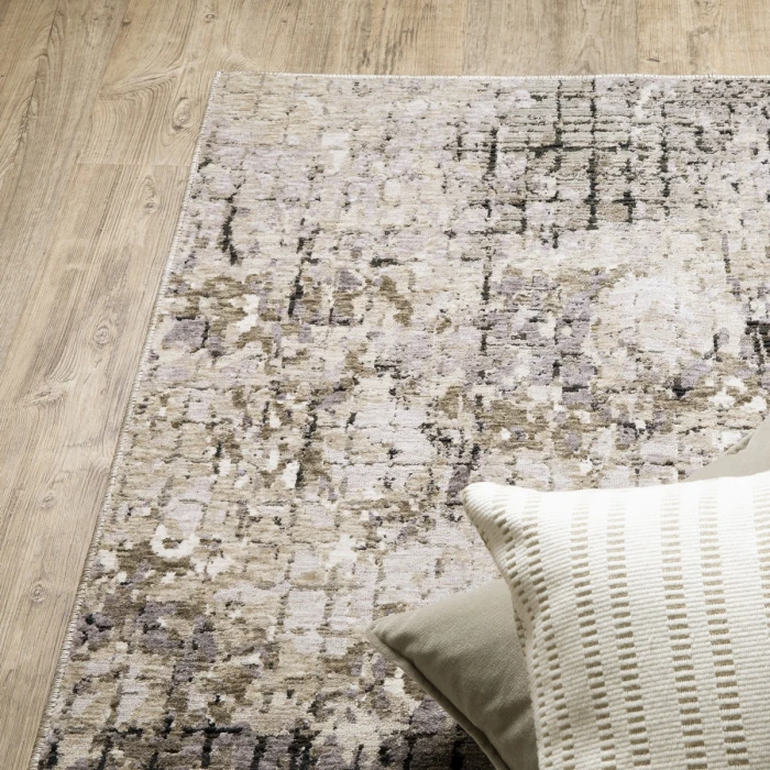 Oriental Weavers Area Rug Nebulous 091D9 Grey 9'10" X 12'10"