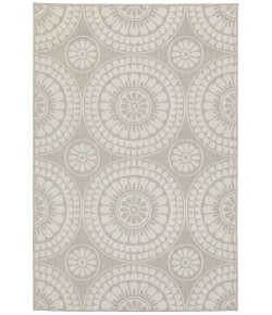 Oriental Weavers Portofino 1832H Grey/ Ivory Area Rug 9 ft. 10 in. X 12 ft. 10 in. Rectangle