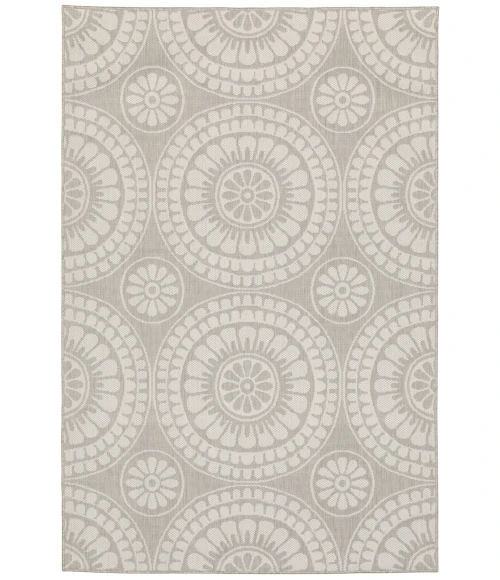 Oriental Weavers Area Rug Portofino 1832H Grey 6' 7" X  9' 2"