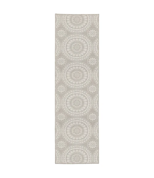 Oriental Weavers Area Rug Portofino 1832H Grey 6' 7" X  9' 2"