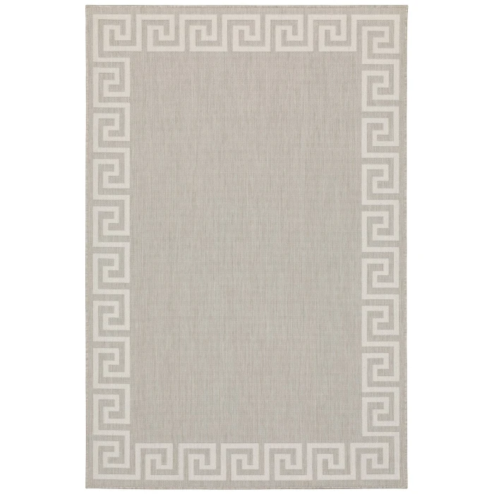Oriental Weavers Area Rug Portofino 6560D Grey 6' 7" X  9' 2"