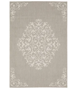 Oriental Weavers Portofino 6649W Grey/ Ivory Area Rug 7 ft. 10 in. X 10 ft. Rectangle