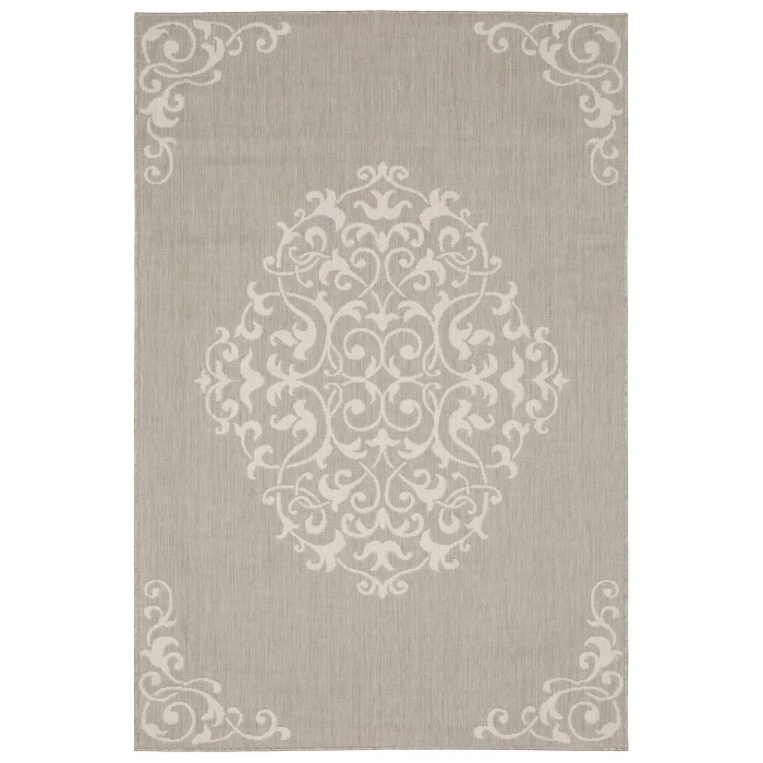 Oriental Weavers Area Rug Portofino 6649W Grey 7'10" X 10'