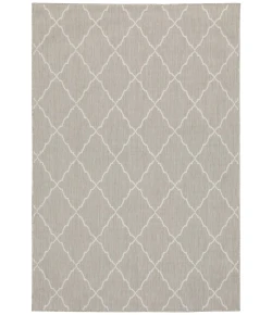 Oriental Weavers Portofino 7225H Grey/ Ivory Area Rug 3 ft. 3 in. X 5 ft. Rectangle