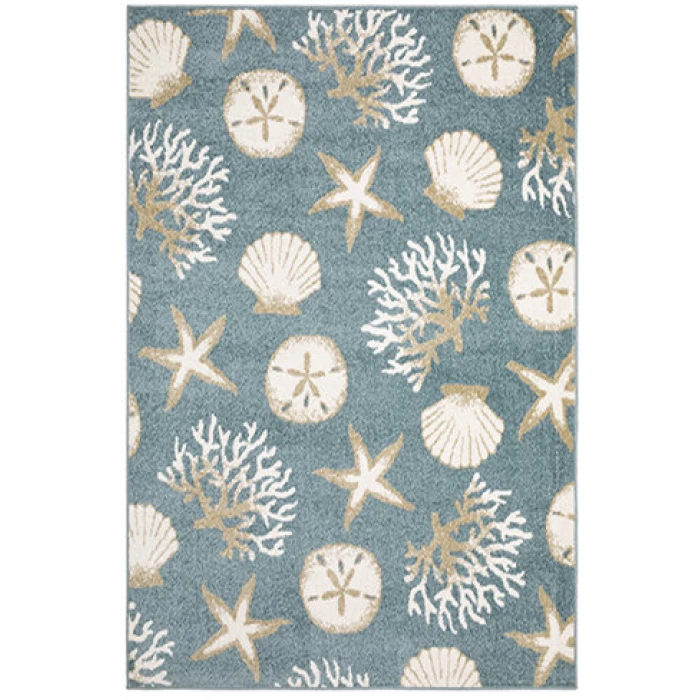 Oriental Weavers QUINN Blue QUI01 2ft. X 7ft. Rect. Rug