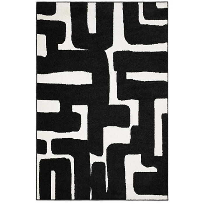 Oriental Weavers QUINN Black QUI08 2ft. X 7ft. Rect. Rug