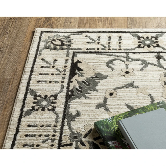 Oriental Weavers RAYLAN ray03 Ivory/Grey Rug 3' 3X5'