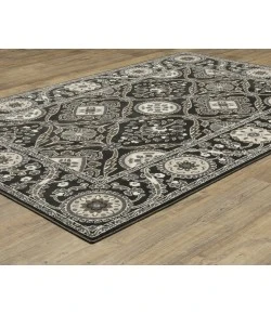 Oriental Weavers Raylan Ray05 Black/ Grey 6 Ft. 7 In. X 9 Ft. 6 In. Rectangle Rug