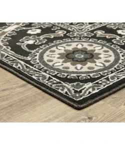 Oriental Weavers Raylan Ray05 Black/ Grey 6 Ft. 7 In. X 9 Ft. 6 In. Rectangle Rug