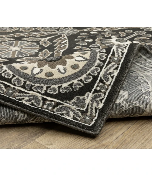 Oriental Weavers RAYLAN ray05 Black/Grey Rug 6'7X9'6