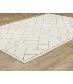 Oriental Weavers Raylan Ray06 Ivory/ Brown 6 Ft. 7 In. X 9 Ft. 6 In. Rectangle Rug