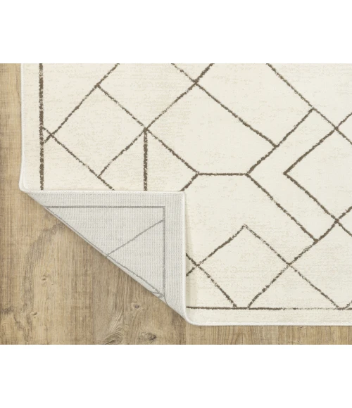 Oriental Weavers RAYLAN ray06 Ivory/Brown Rug 6'7X9'6