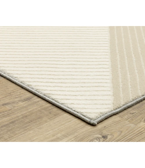 Oriental Weavers RAYLAN ray07 Ivory/Black Rug 6'7X9'6