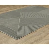 Oriental Weavers Raylan Ray08 Grey/ Ivory 6 Ft. 7 In. X 9 Ft. 6 In. Rectangle Rug