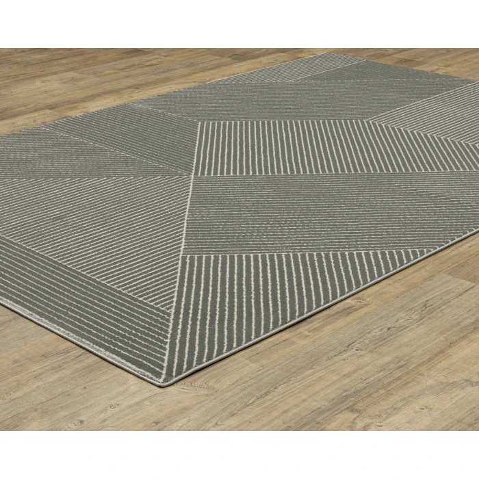 Oriental Weavers RAYLAN ray08 Grey/Ivory Rug 3' 3X5'