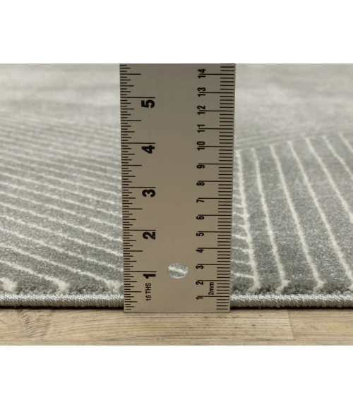 Oriental Weavers RAYLAN ray08 Grey/Ivory Rug 2'3X7'6