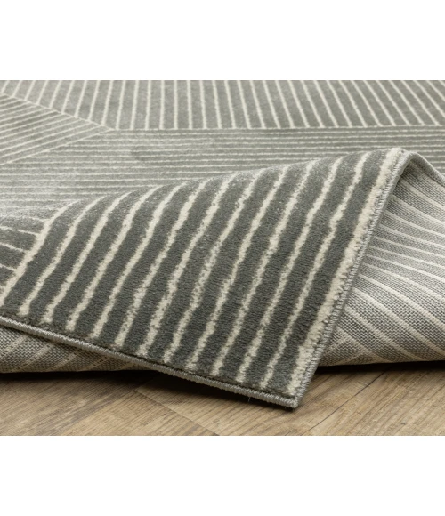 Oriental Weavers RAYLAN ray08 Grey/Ivory Rug 2'3X7'6