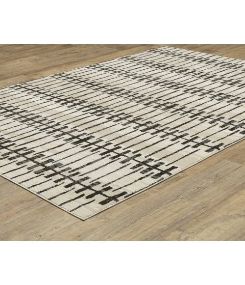 Oriental Weavers RAYLAN ray11 Ivory/Black Rug 3' 3X5'