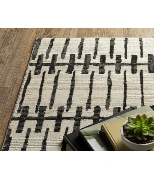 Oriental Weavers RAYLAN ray11 Ivory/Black Rug 3' 3X5'