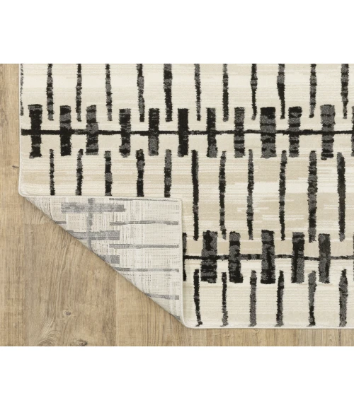 Oriental Weavers RAYLAN ray11 Ivory/Black Rug 3' 3X5'