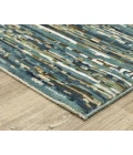 Oriental Weavers REED re01g Blue/Multi Rug 3' 3X5'