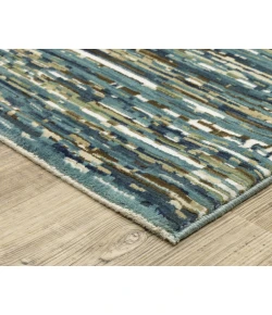 Oriental Weavers Reed Re01G Blue/ Multi 3 Ft. 3 In. X 5 Ft. Rectangle Rug