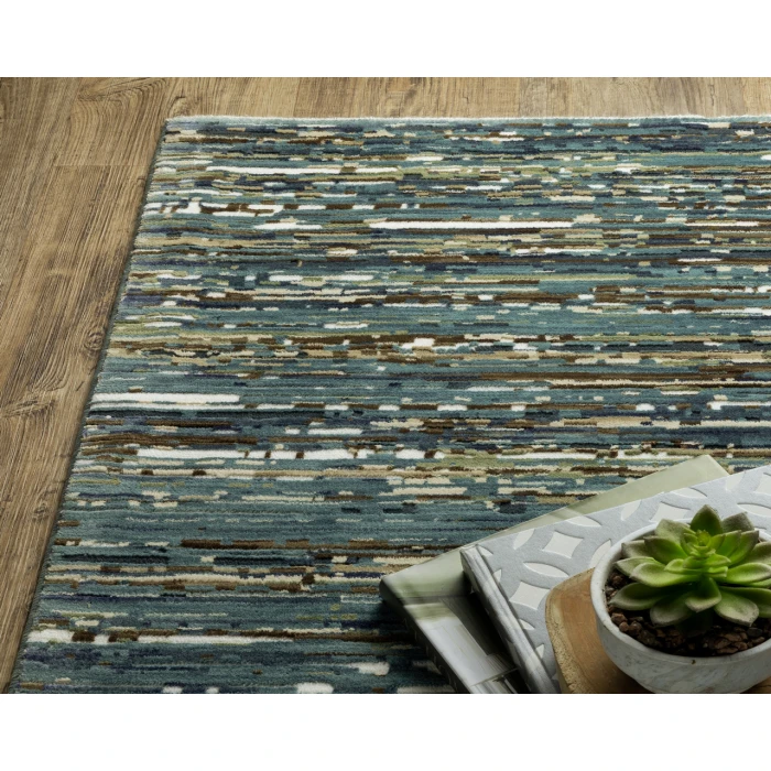 Oriental Weavers REED re01g Blue/Multi Rug 6' 7X9' 6