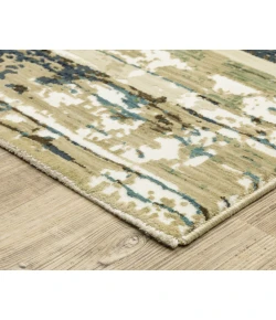 Oriental Weavers Reed Re02A Beige/ Blue 3 Ft. 3 In. X 5 Ft. Rectangle Rug