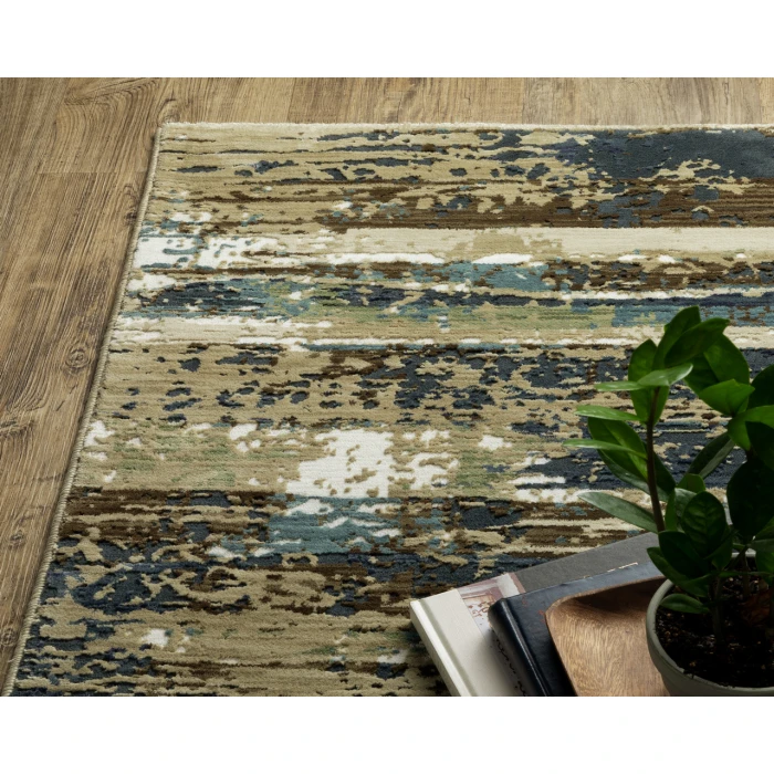 Oriental Weavers REED re02a Beige/Blue Rug 3' 3X5'