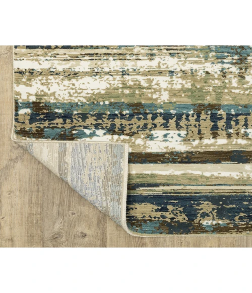 Oriental Weavers REED re02a Beige/Blue Rug 3' 3X5'