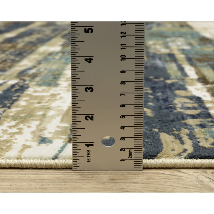 Oriental Weavers REED re02a Beige/Blue Rug 3' 3X5'
