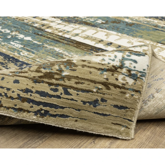 Oriental Weavers REED re02a Beige/Blue Rug 3' 3X5'